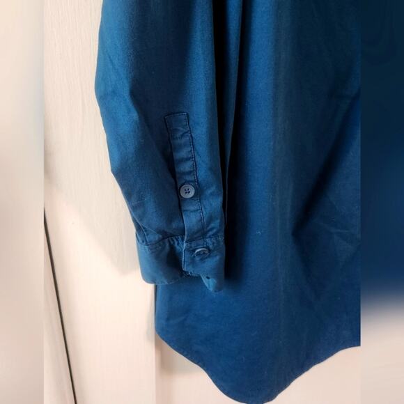 Universal Standard Rubicon Shirt Dress | Blue, Size XSmall 10-12 - Picture 3 of 11